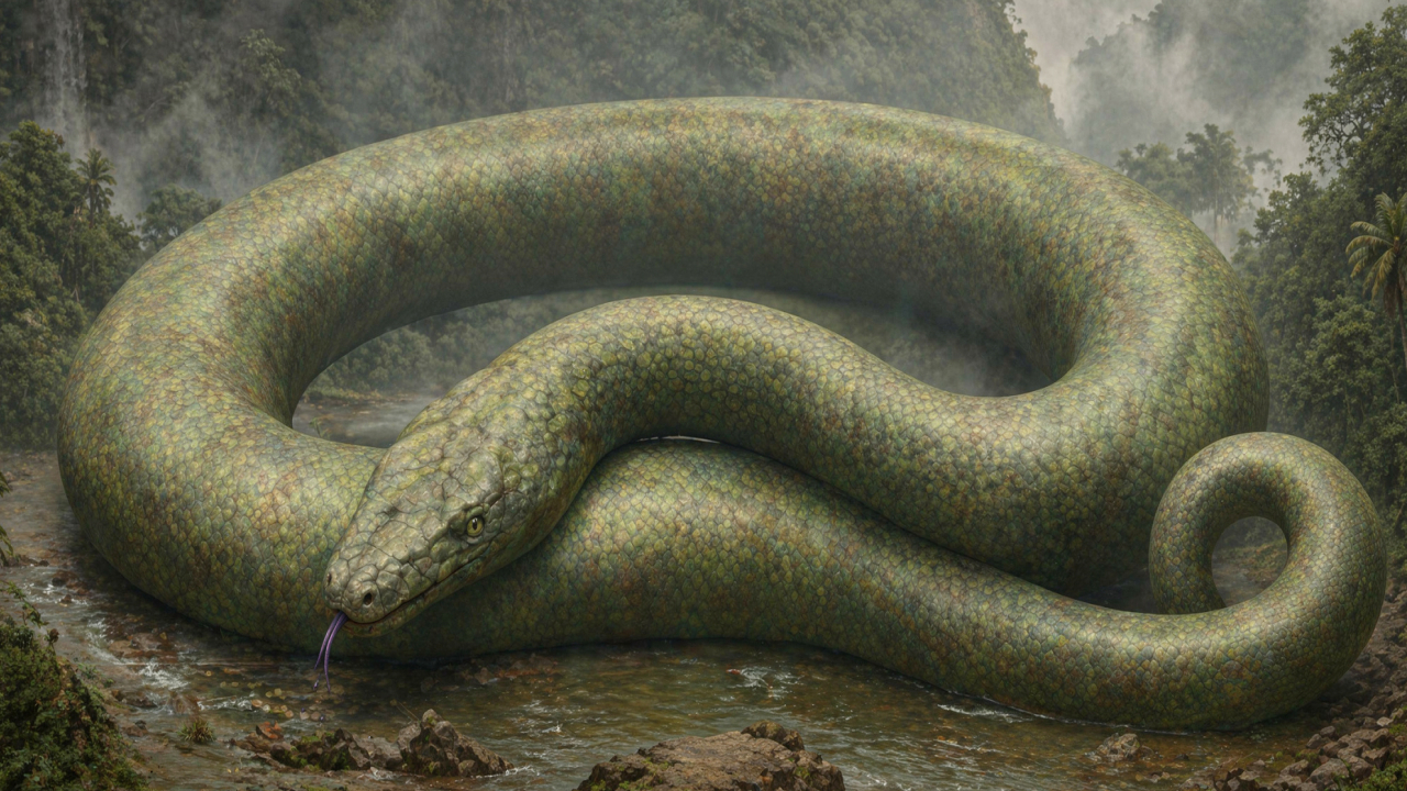 В Индии открыли одну из самых больших змей в истории планеты