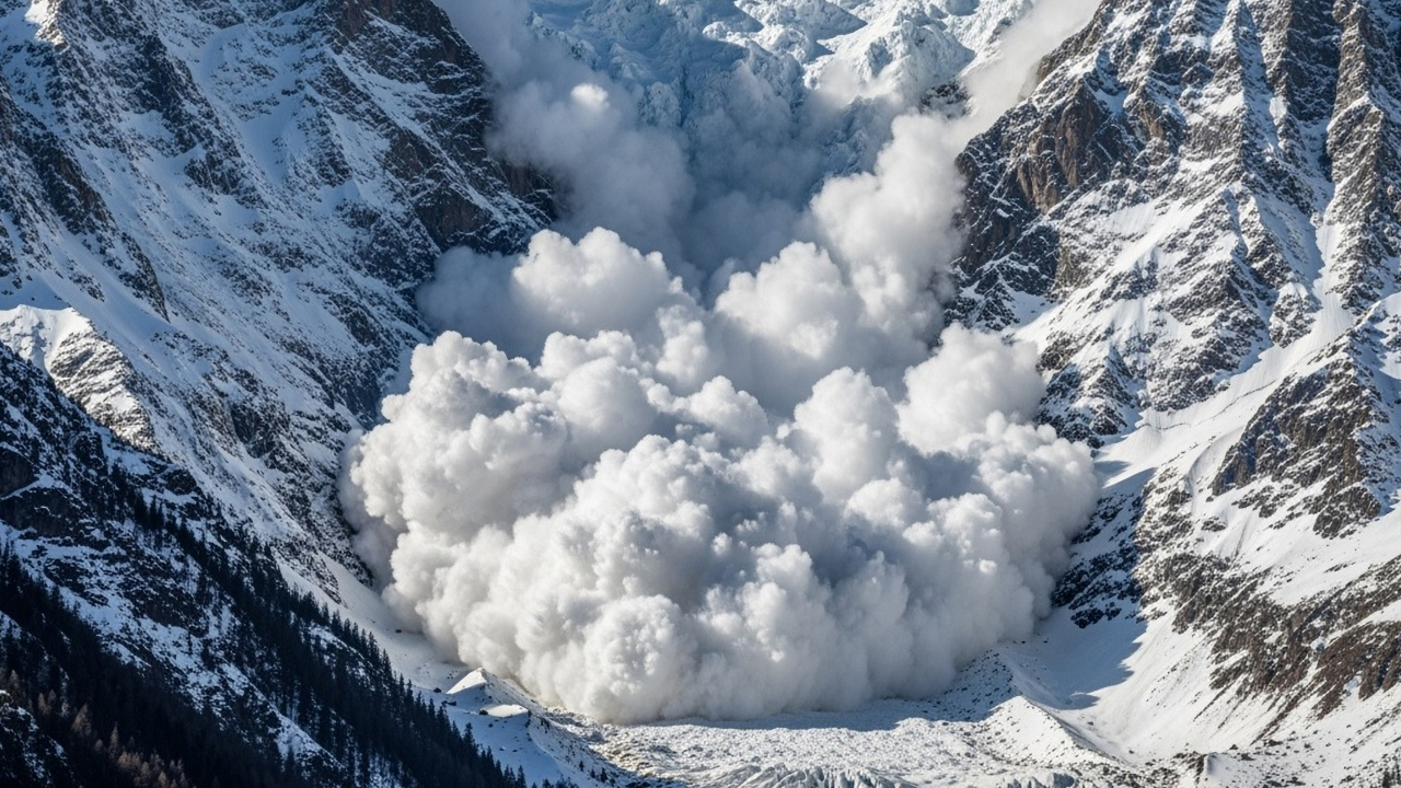 Лавина накрыла туристов на горнолыжном курорте в Австрии: видео