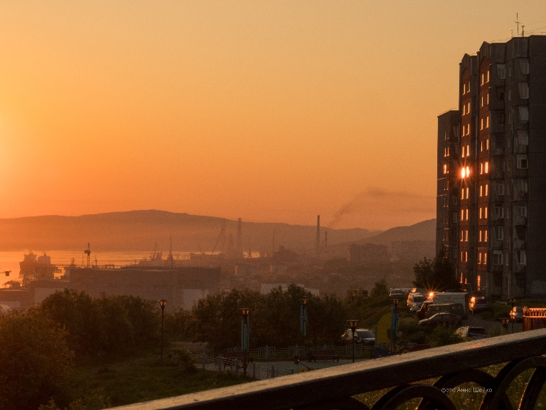 Полярный день в Мурманске