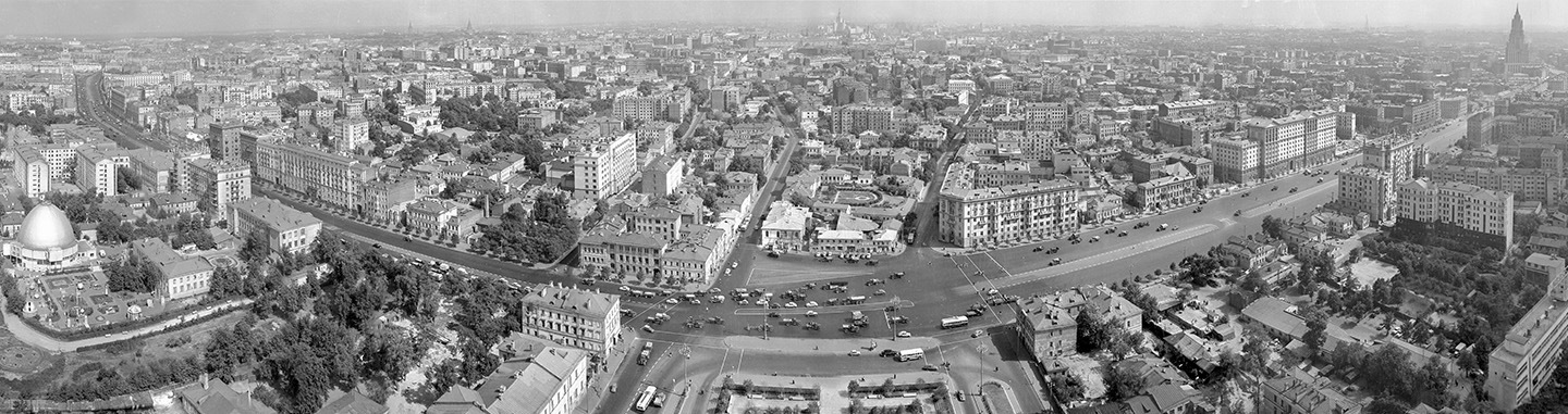 Панорама Москвы 1956 года.