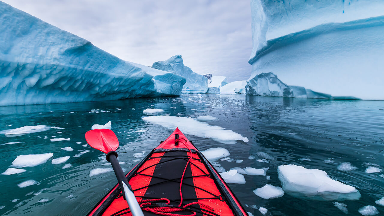 Каякер прошел 5000 км по воде с юга России до Северного Ледовитого океана