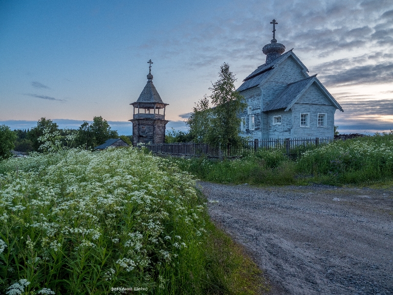 Никольская церковь в Ковде, старинном поморском селе Мурманской области