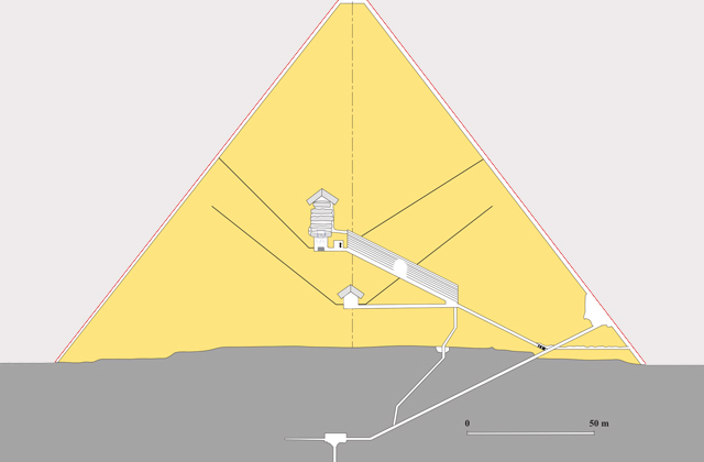 Карта пирамиды хеопса