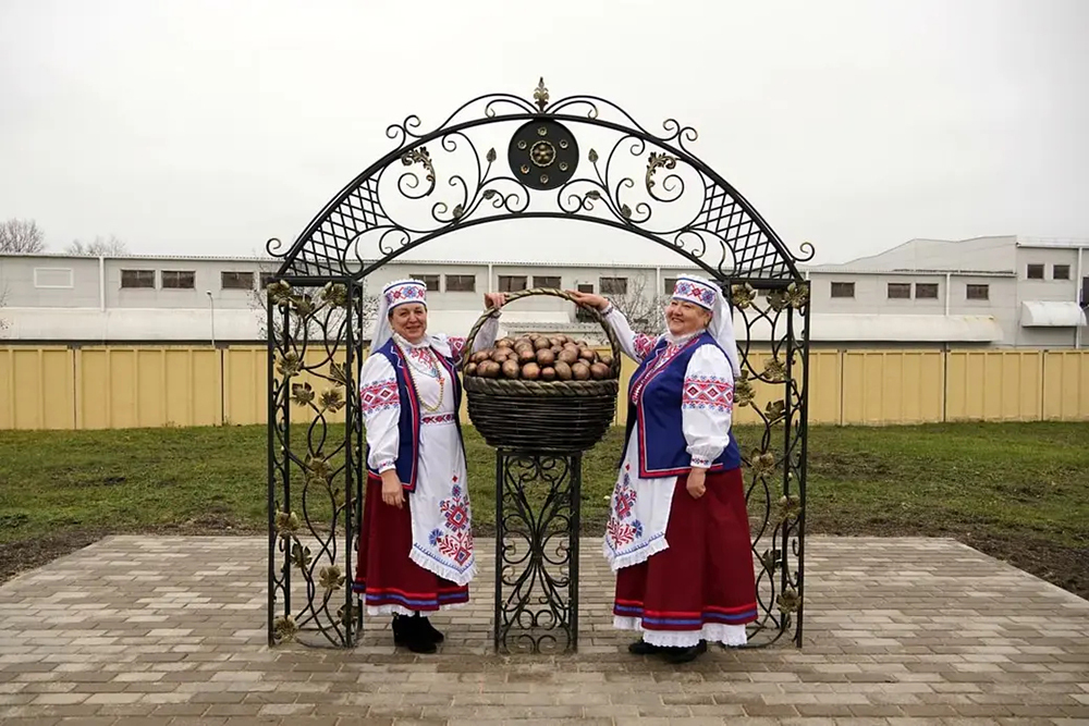 В Белоруссии поставили памятник картофелю: фото