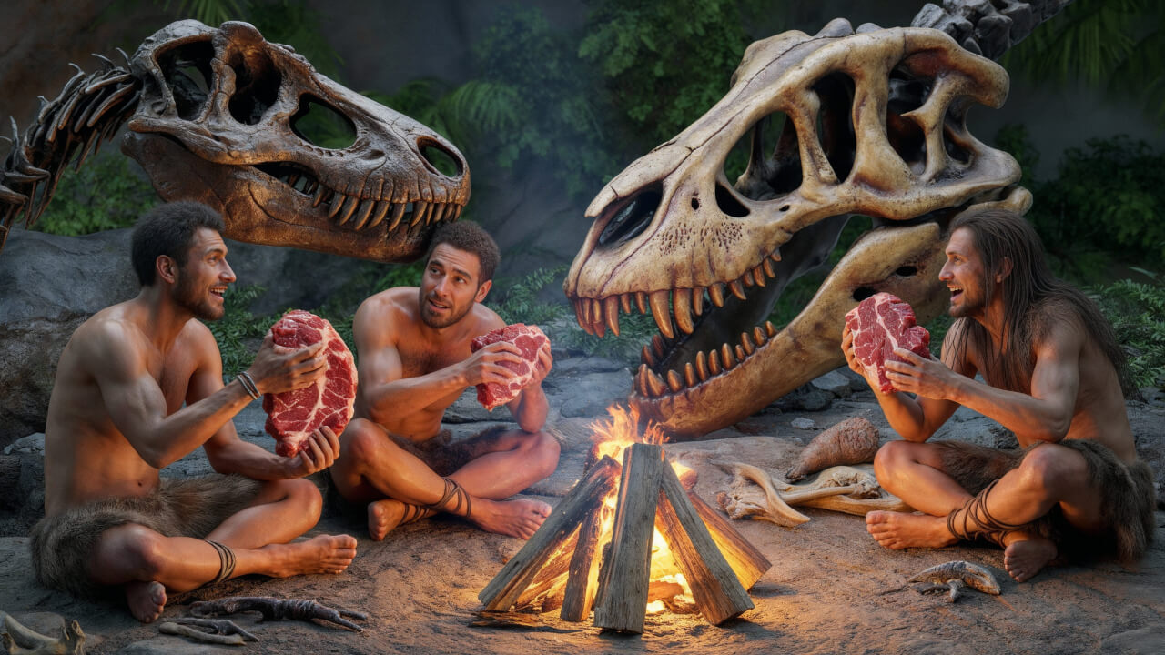 Могли ли люди есть мясо динозавров