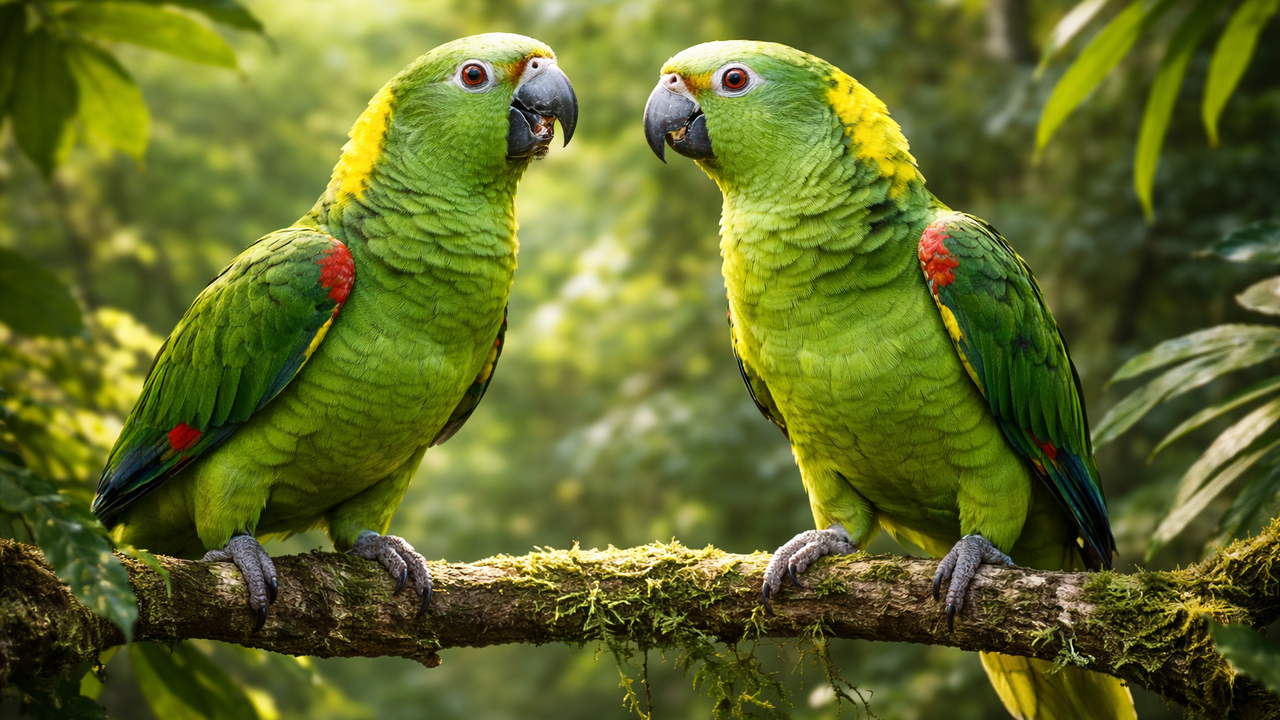 Биологи нашли синтаксис и «слова» в песнях попугаев