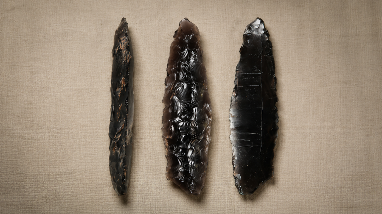 На 9000-летних стрелах нашли загадочные символы