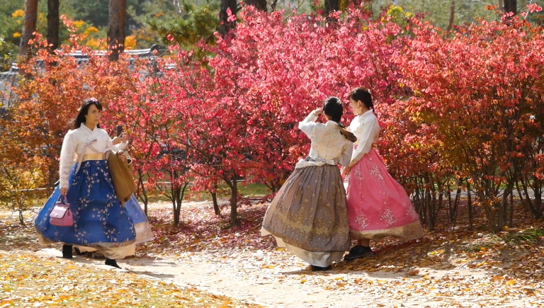 Осень в Сеуле (Южная Корея)