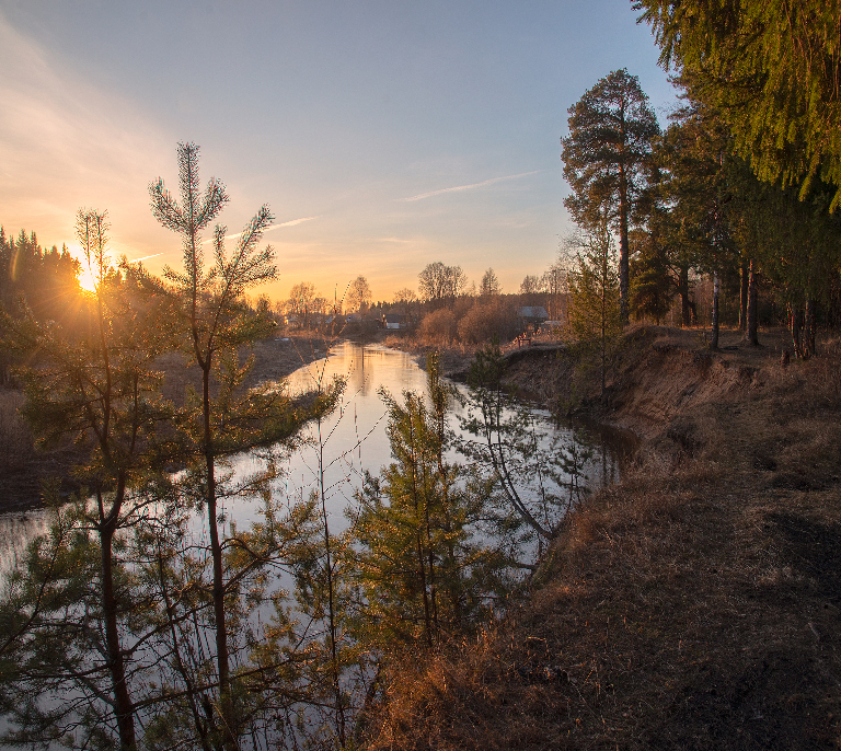 Первые весенние закаты