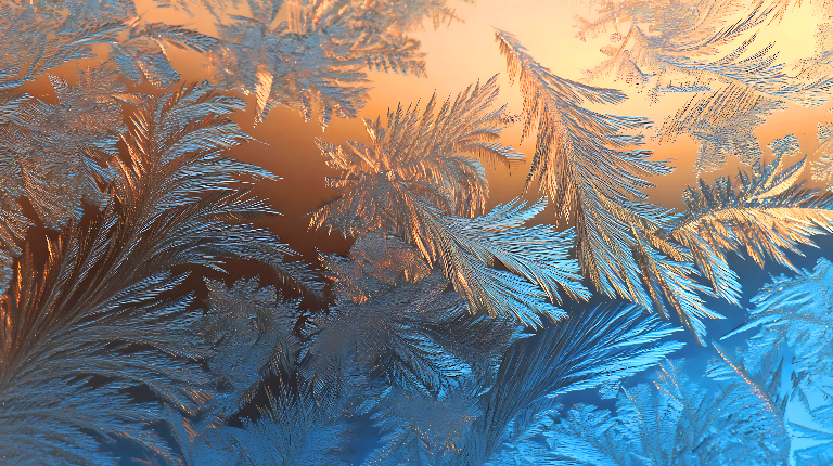 Почему на стеклах зимой появляются узоры