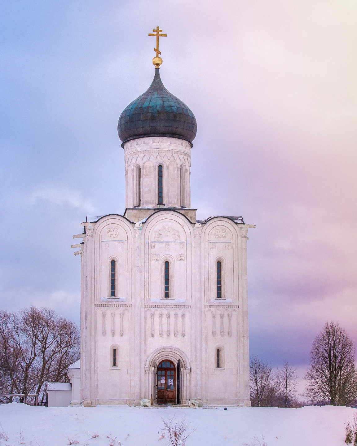 Храм Покрова на Нерли зимой