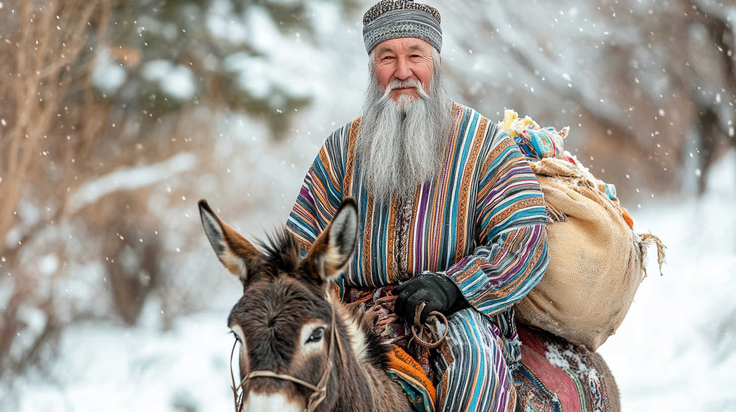 дед мороз из Узбекистана