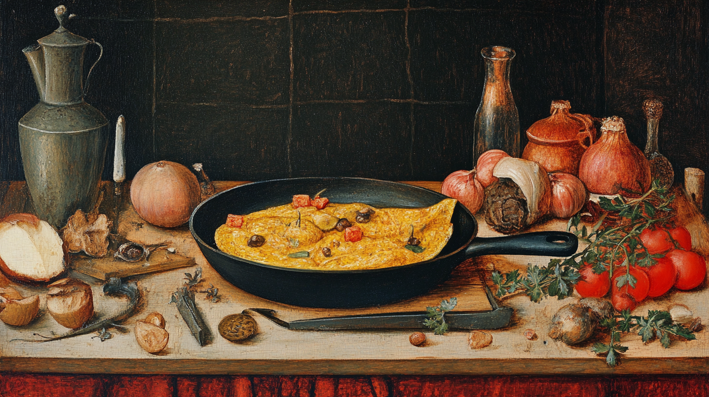 Омлет, средневековая кухня