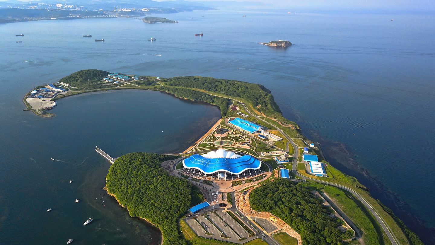 Океанариум на острове Русский