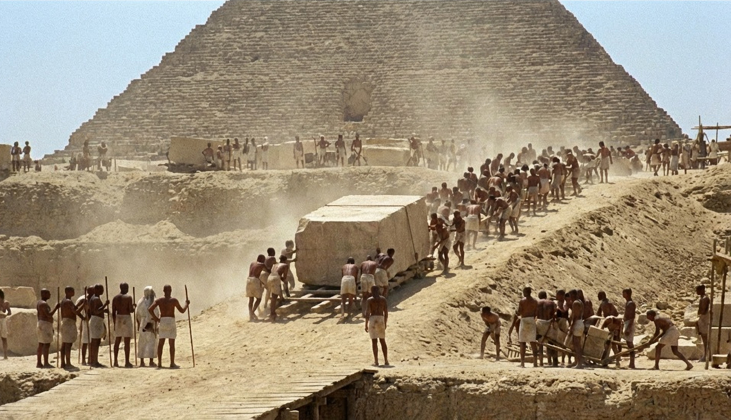 Как строили пирамиды