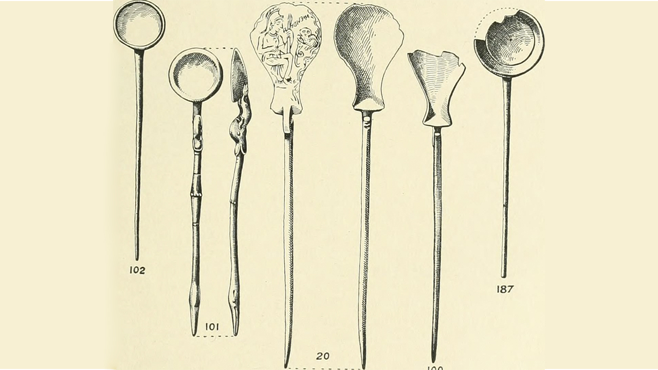 Разнообразные ложки римского мира