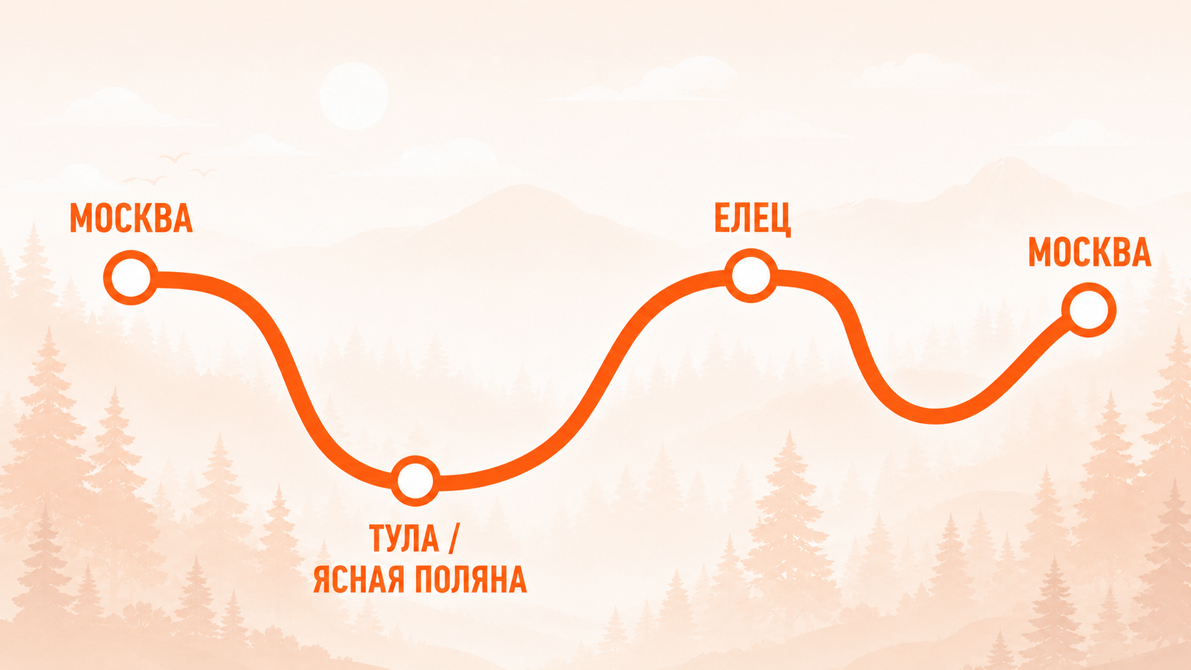маршрут, тула, елец