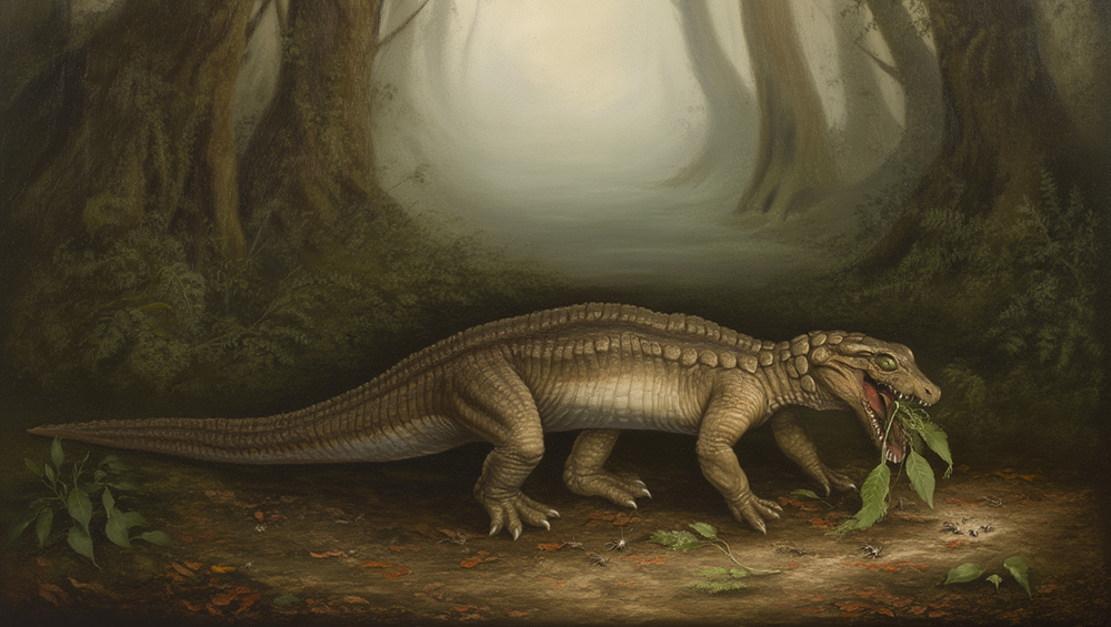 Найдены останки уникального крокодила-вегетарианца