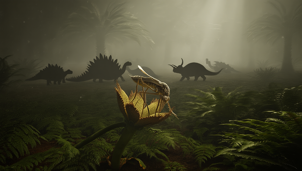 древний комар