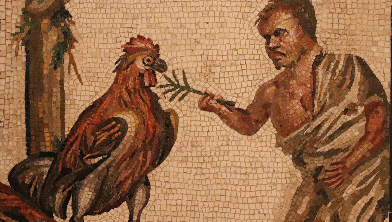 Мозаика, найденная в Помпеях