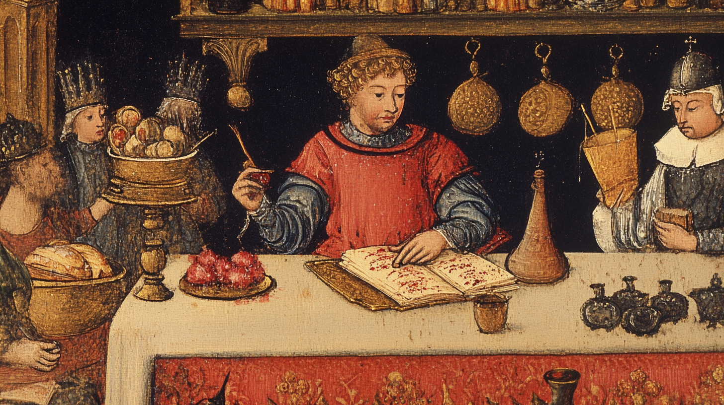Кулинарная книга, средневековье
