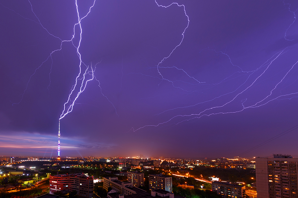 Купить фотообои Молнии на стену: цены, фото, каталог - интернет-магазин Photostena