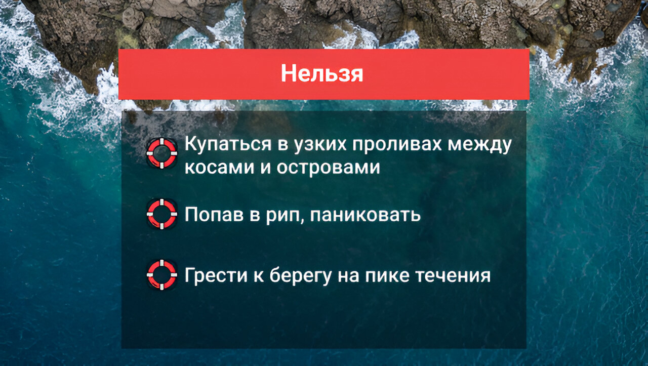 Отбойное течение: что такое и как спастись