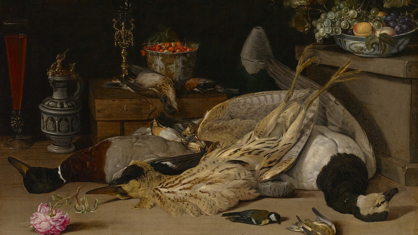Натюрморт с мертвыми птицами Кристоффеля ван ден Берге