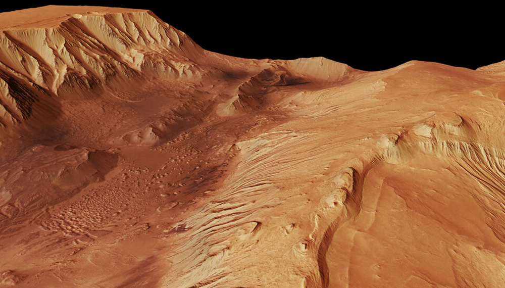 каньон на марсе