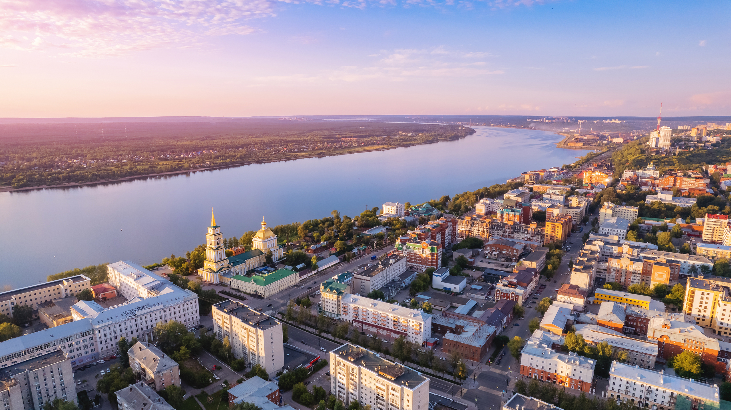 Река Кама, Пермь