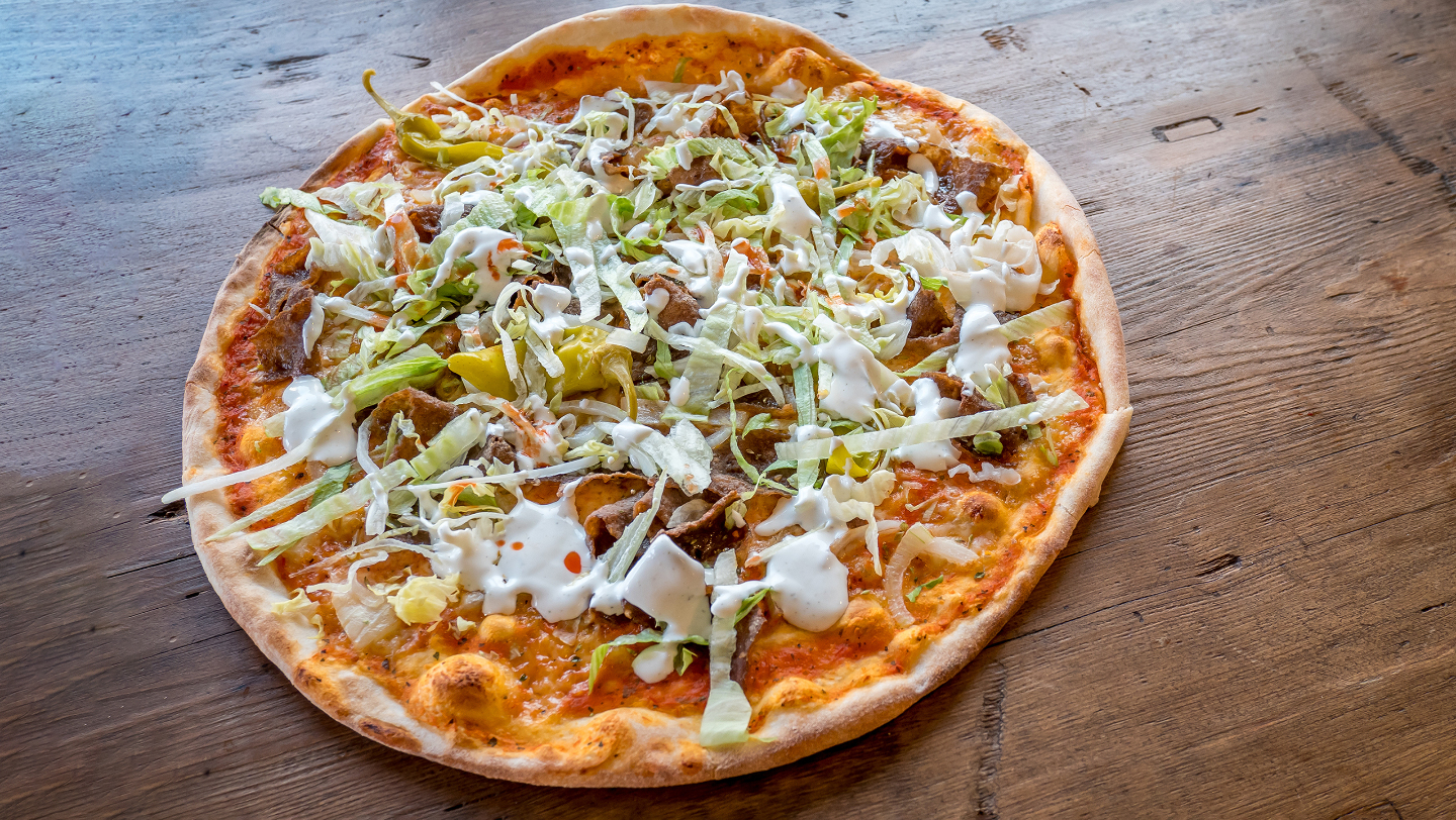 Швеция, пицца кебаб