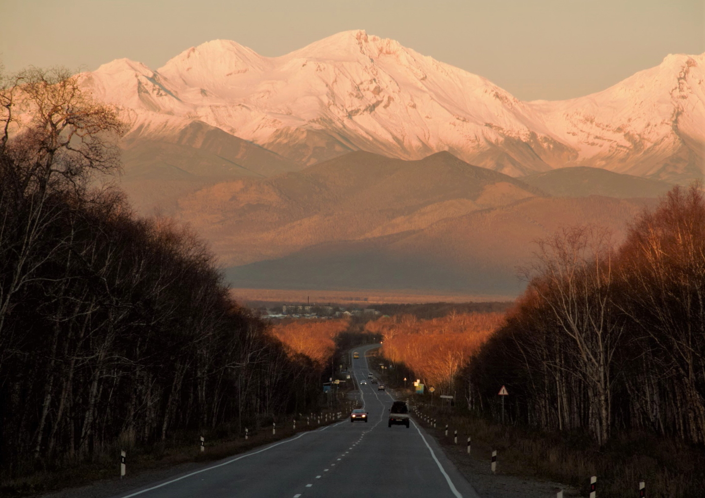 камчатка гора дорога