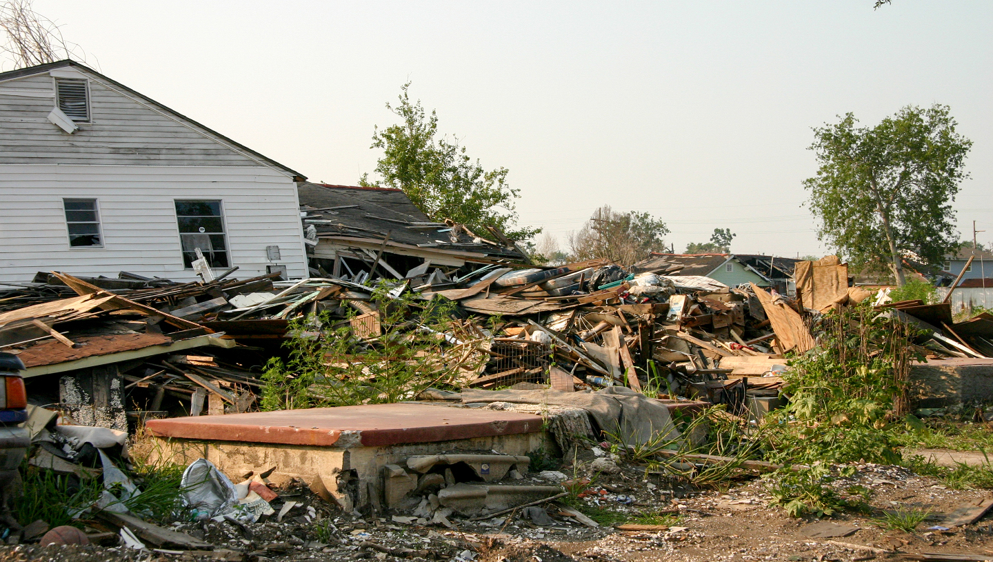 Последствия урагна Катрина в Новом Орлеане