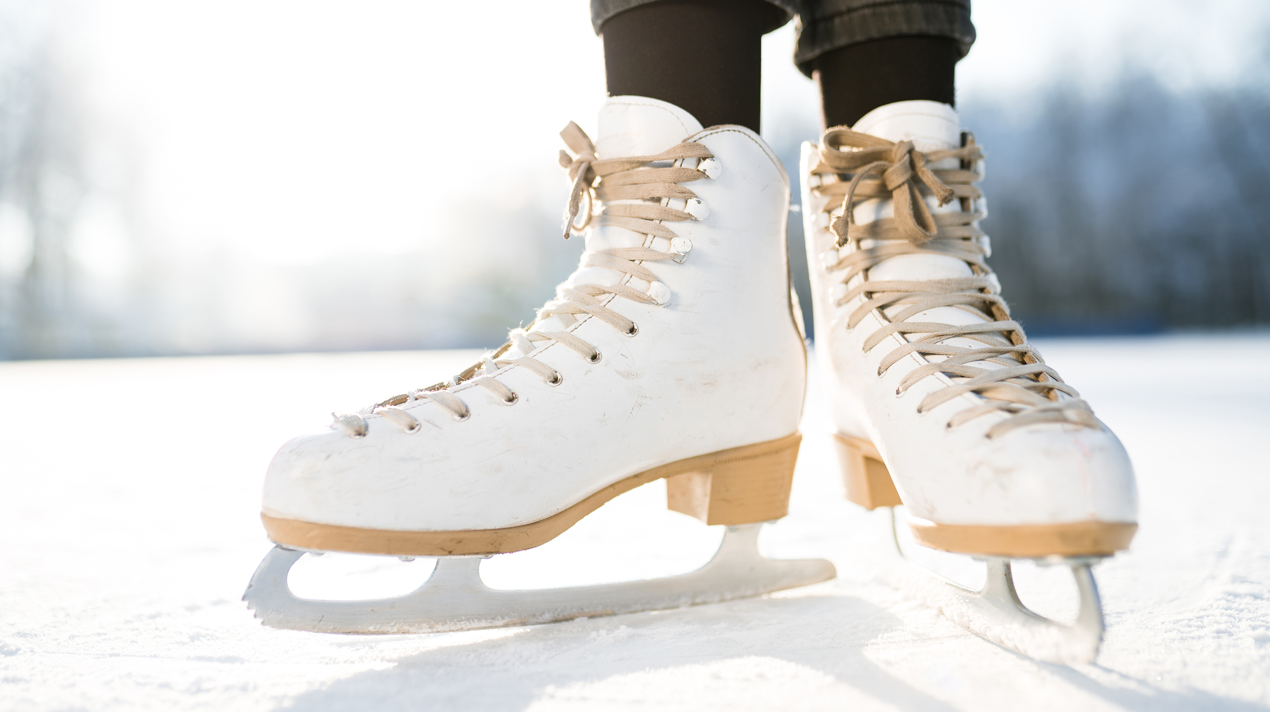 лед, коньки