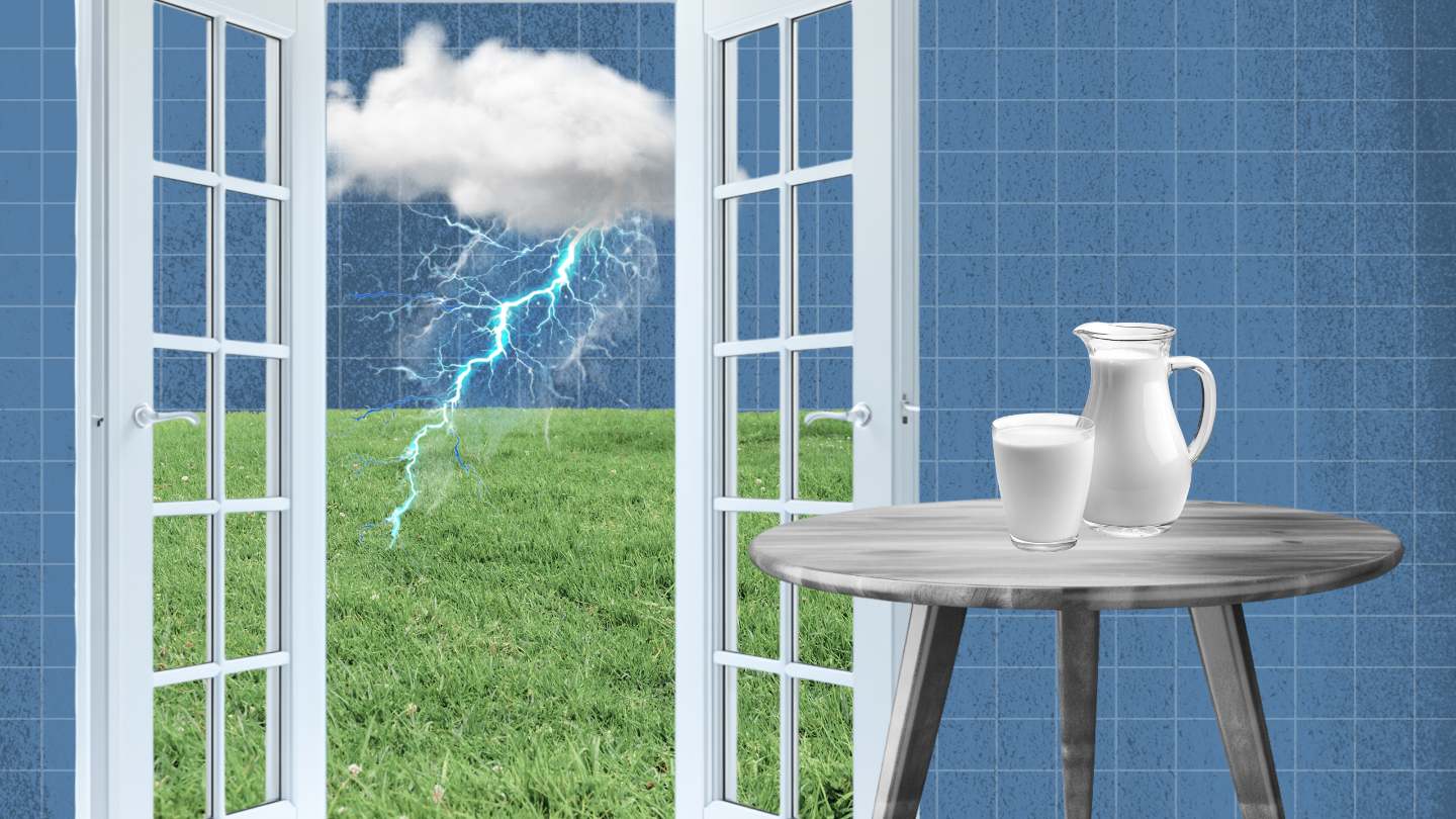  молока, гроза