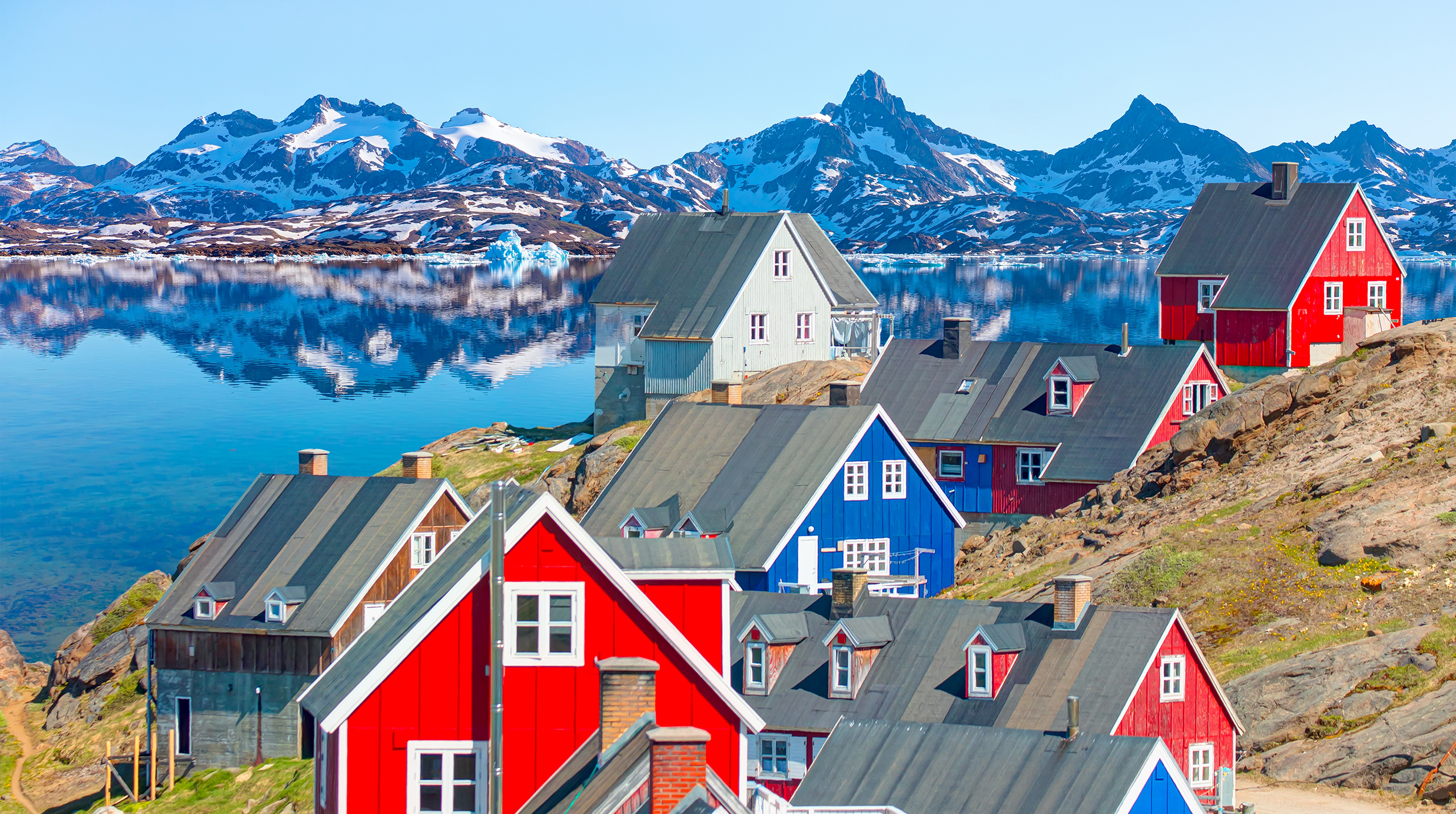 Домики в Гренландии