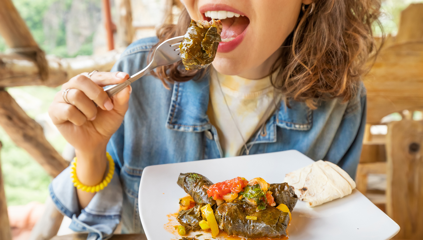 как едят долму