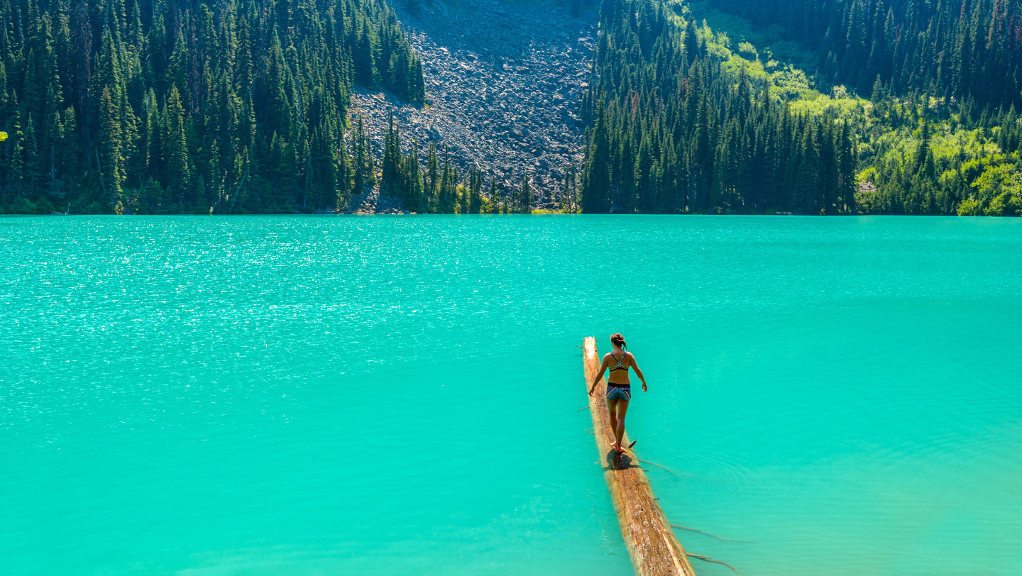 Озеро в Канаде