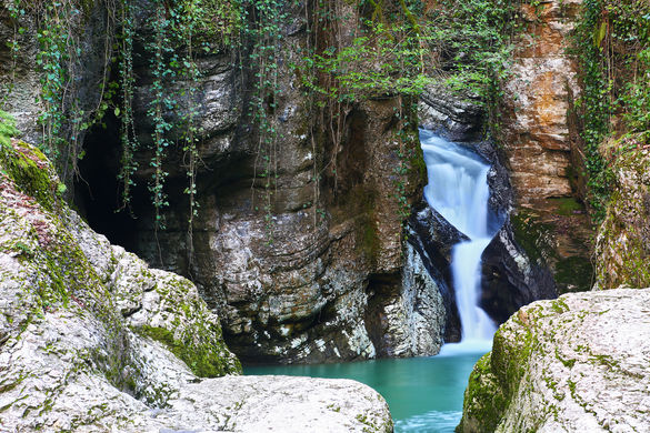 Агурские водопады в сочи фото