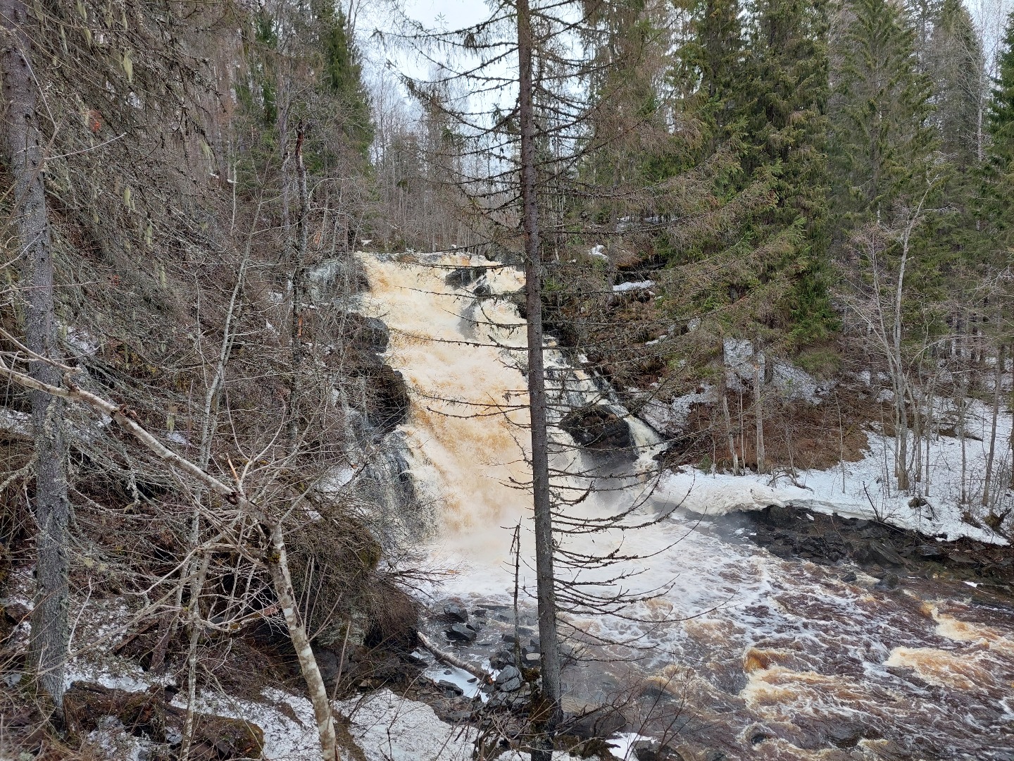 Юканкоски водопад / фото Natalya Dolidenok