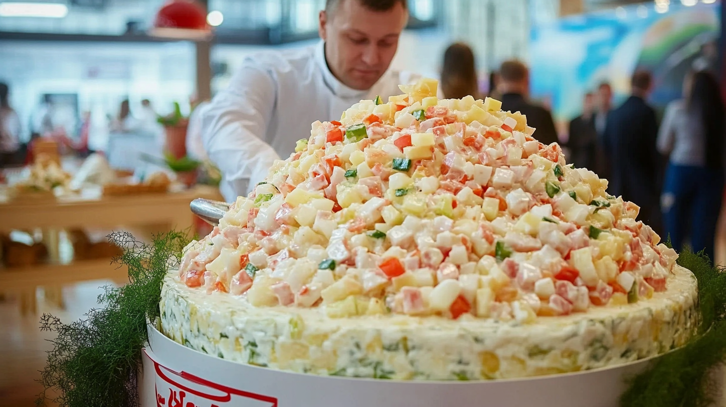 Самый большой оливье