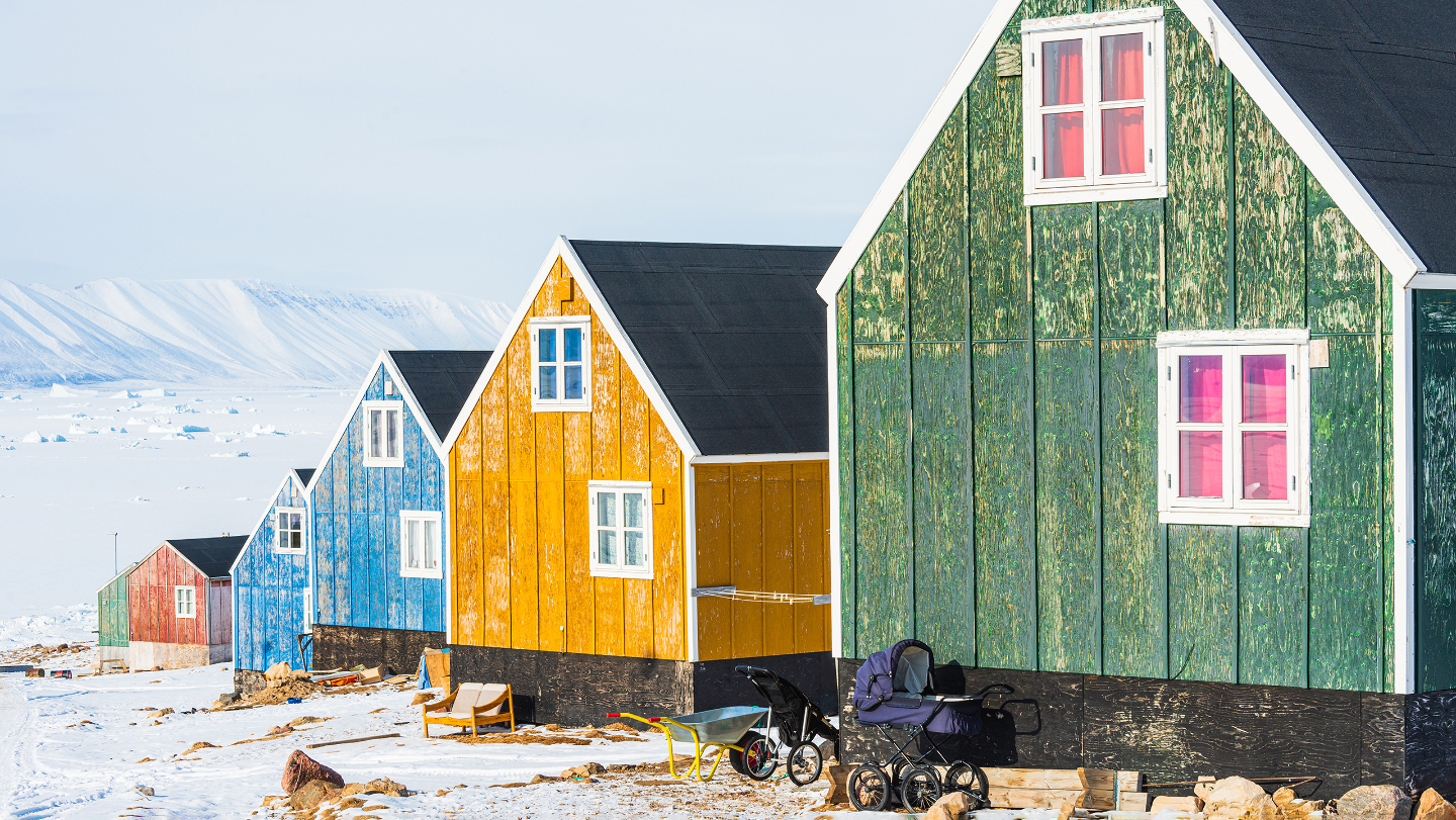 Дома, гренландия