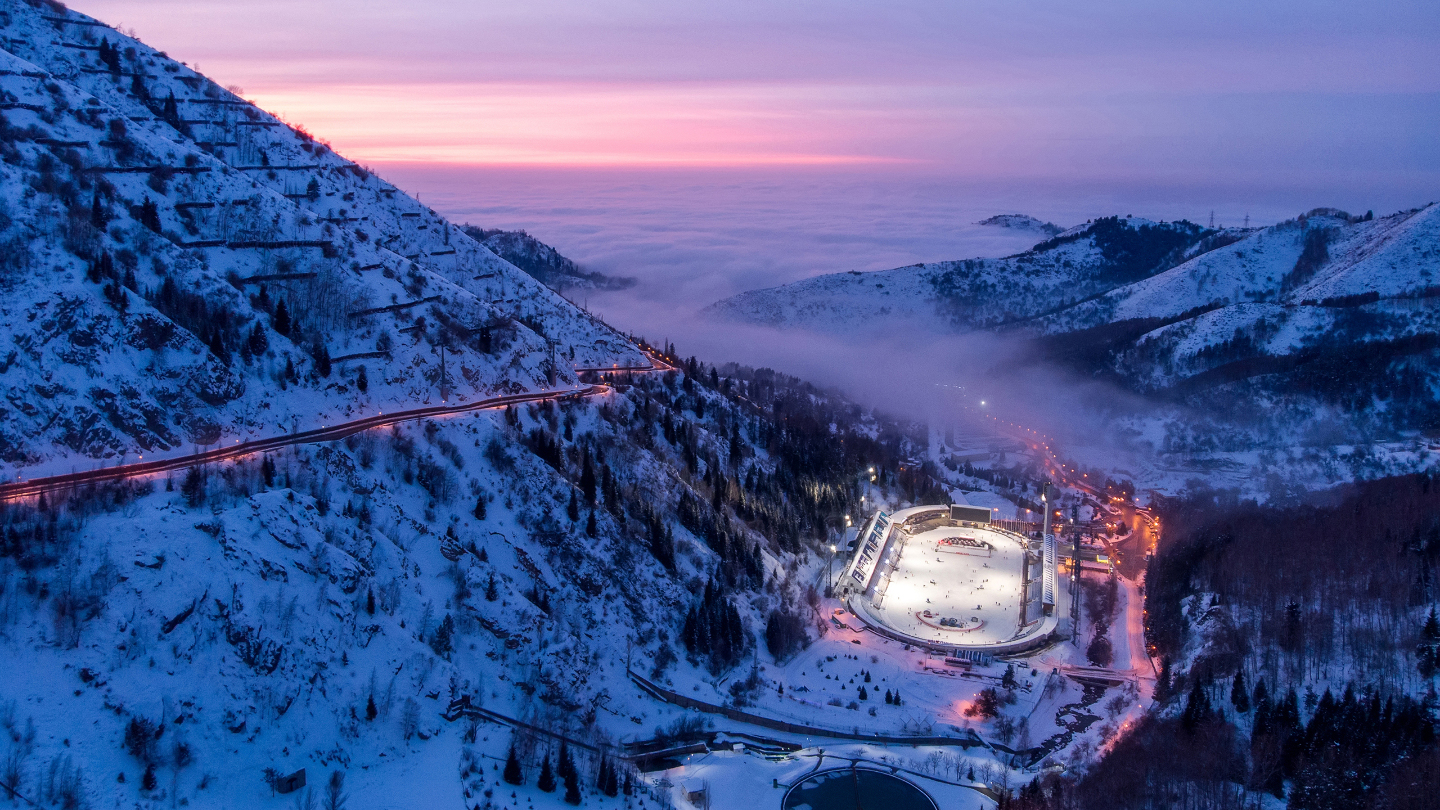 каток Медео, Казахстан