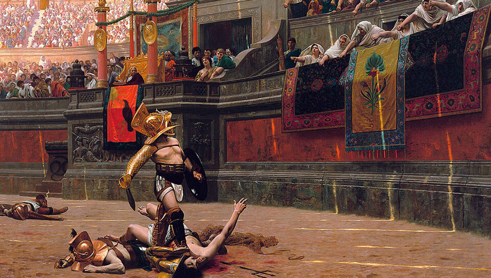 большой палец в Древнем Риме