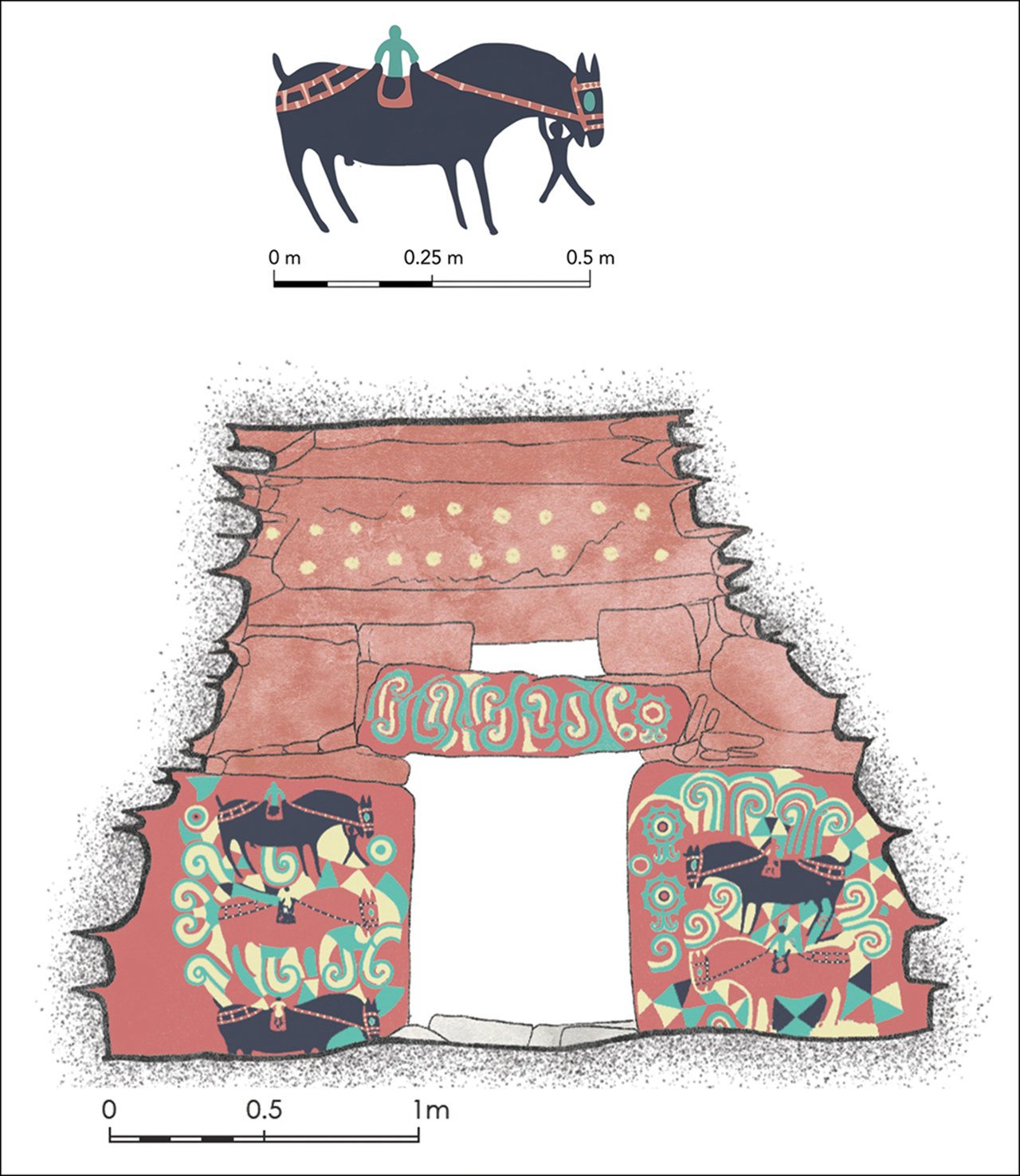 рисунок в гробнице