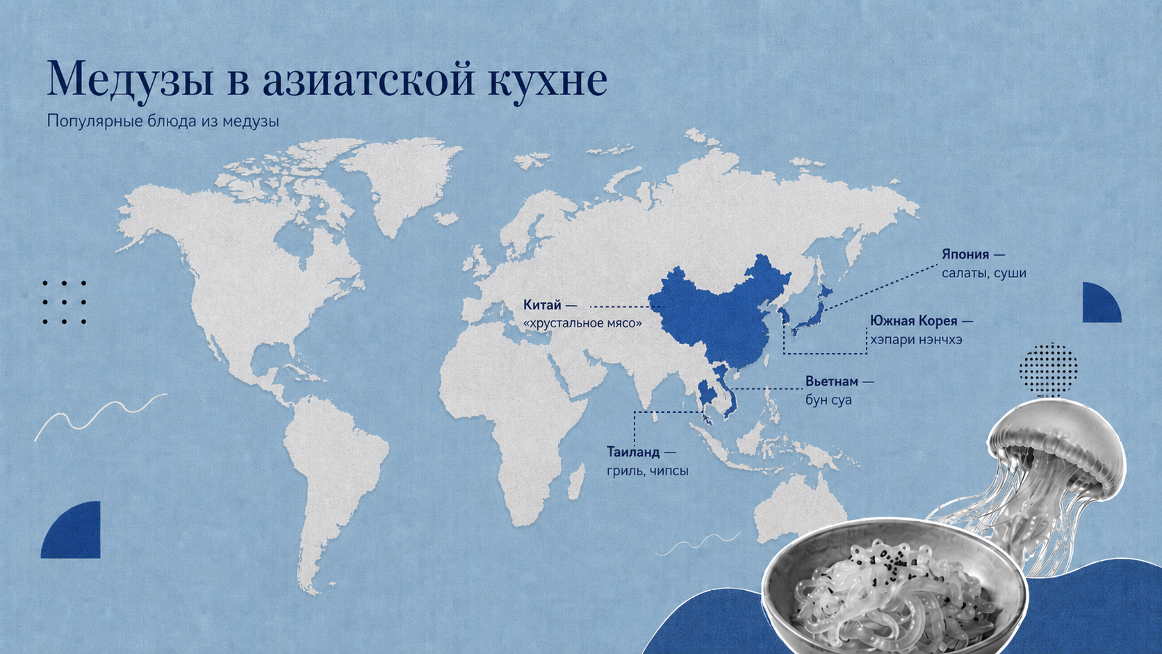 страны где едят медуз