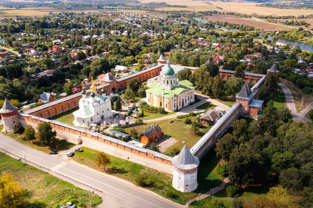 Зарайский кремль рисунок