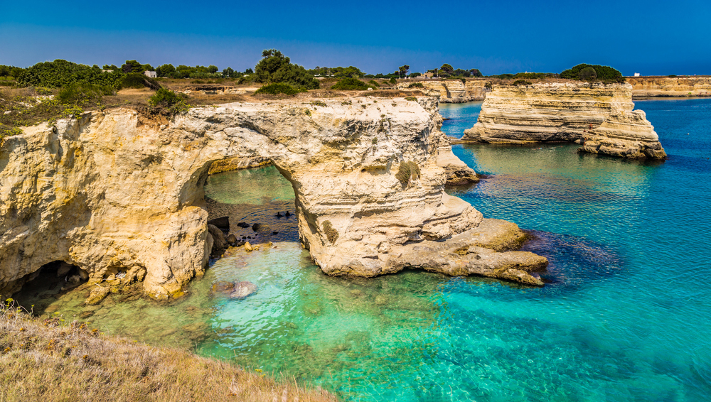 обвал скалы, италия