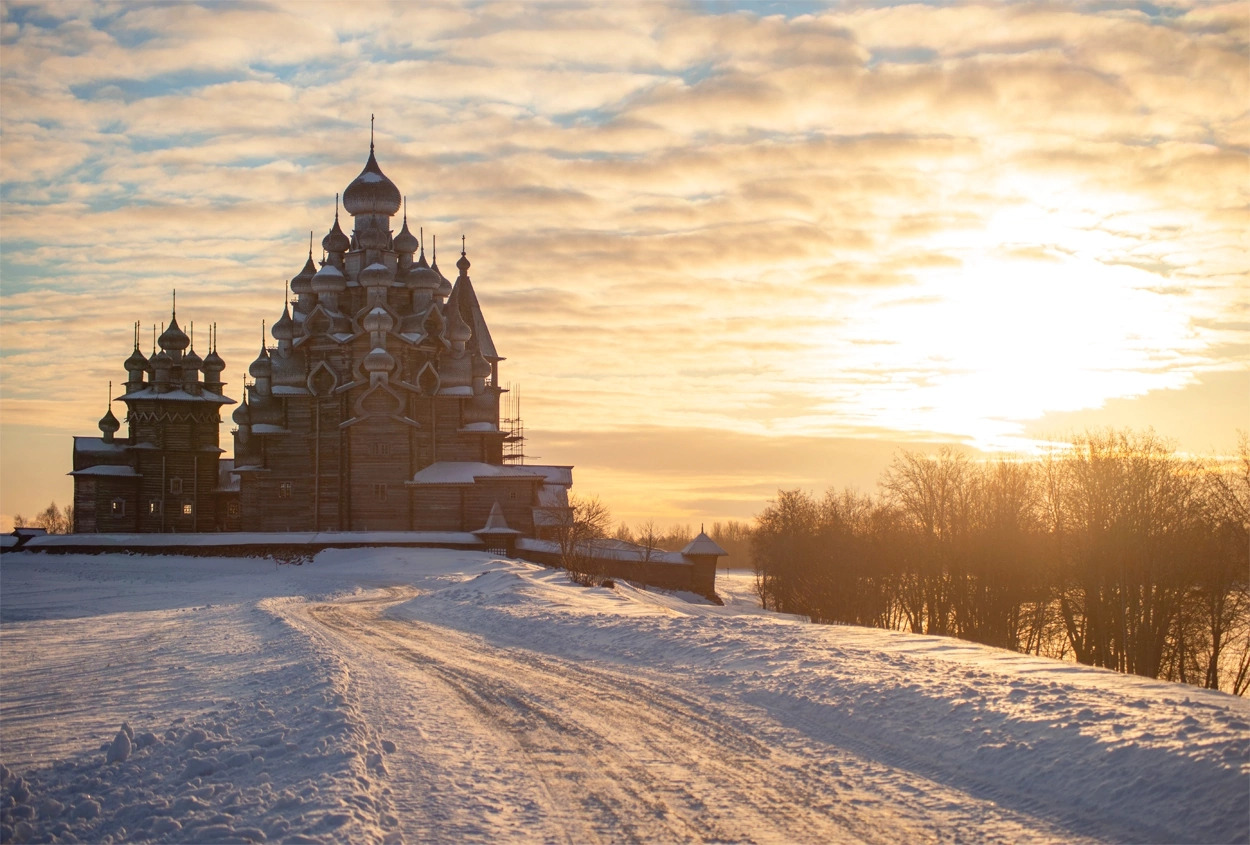 Деревянная Церковь в Карелии