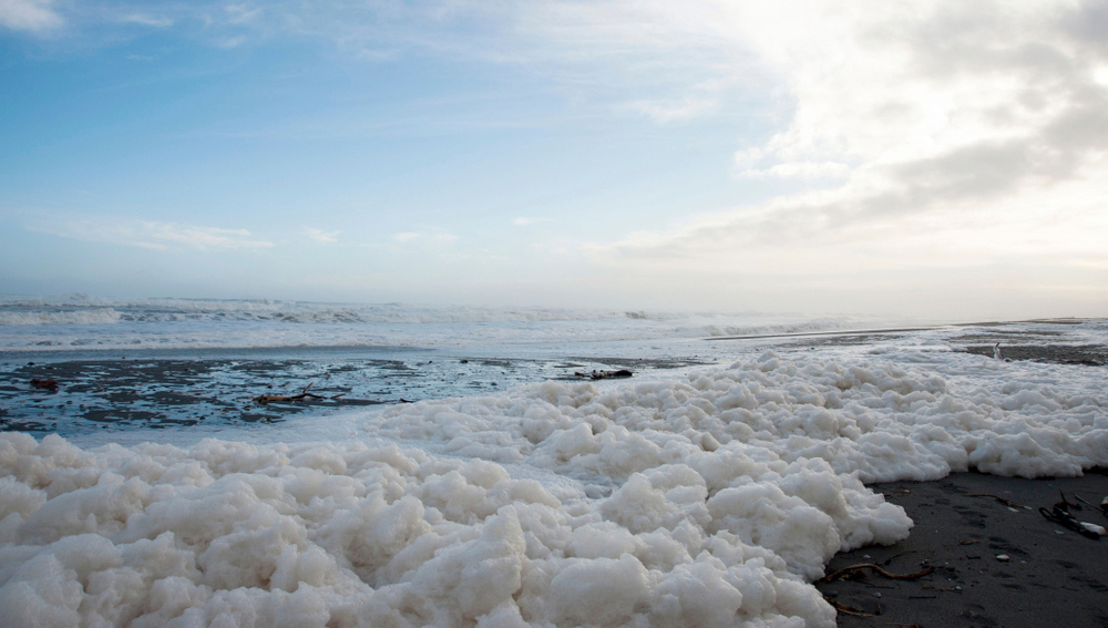 пена, море, пляж